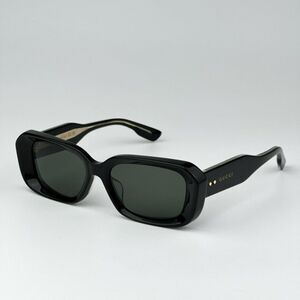 NEW Gucci GG1531SK 001 Black Grey Unisex Rectangle Sunglasses GG 1531SK